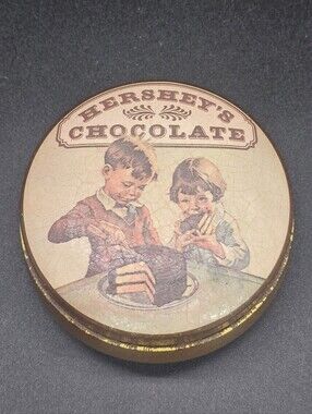 Hershey's Chocolate Vintage Round Tin - 1982